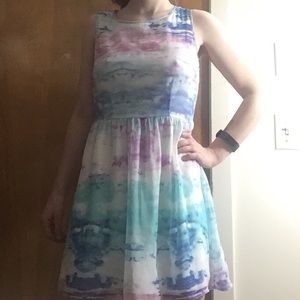 Watercolor dress